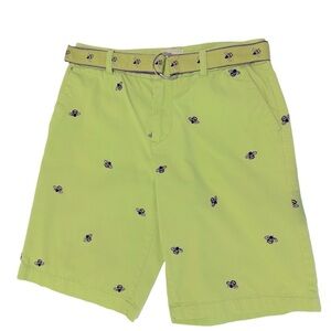 Bamboo Traders Whimsical Bee Theme Shorts with Matching Belt 8P‎